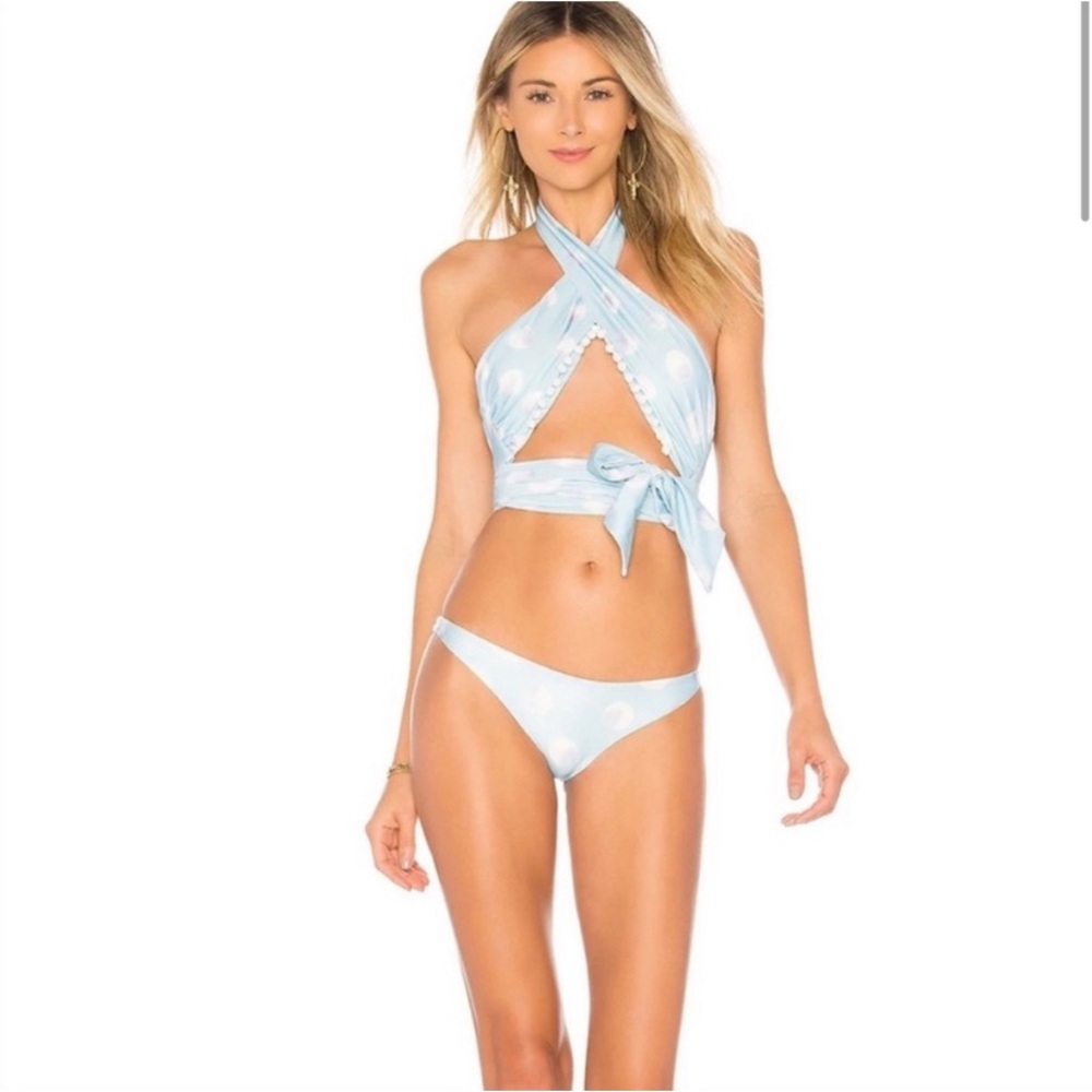 Tularosa Maria Top in Dusty Sky Size XL from REVOLVE